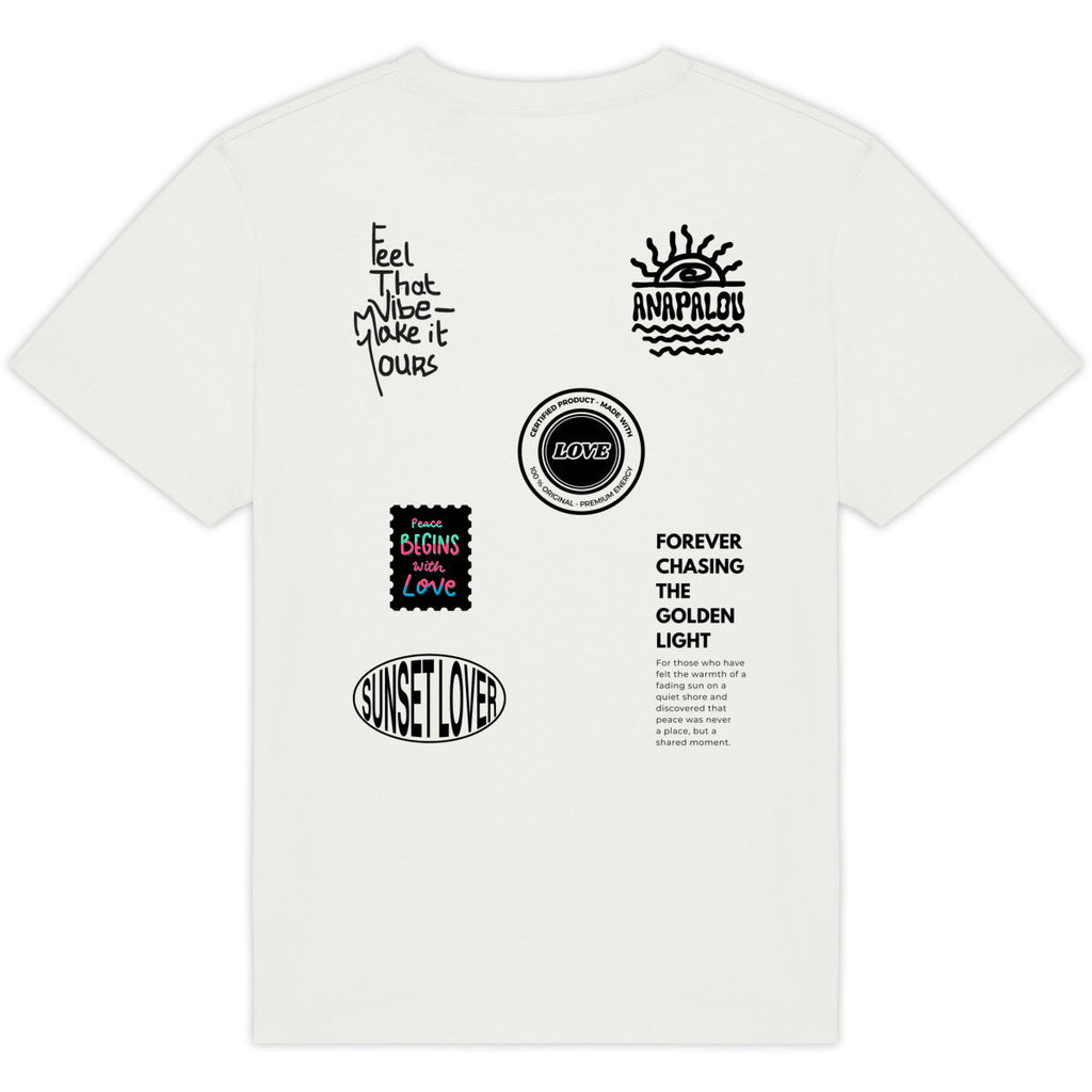 T-shirt Oversize Coton Bio GOTS - Sunset Lover - dos_0