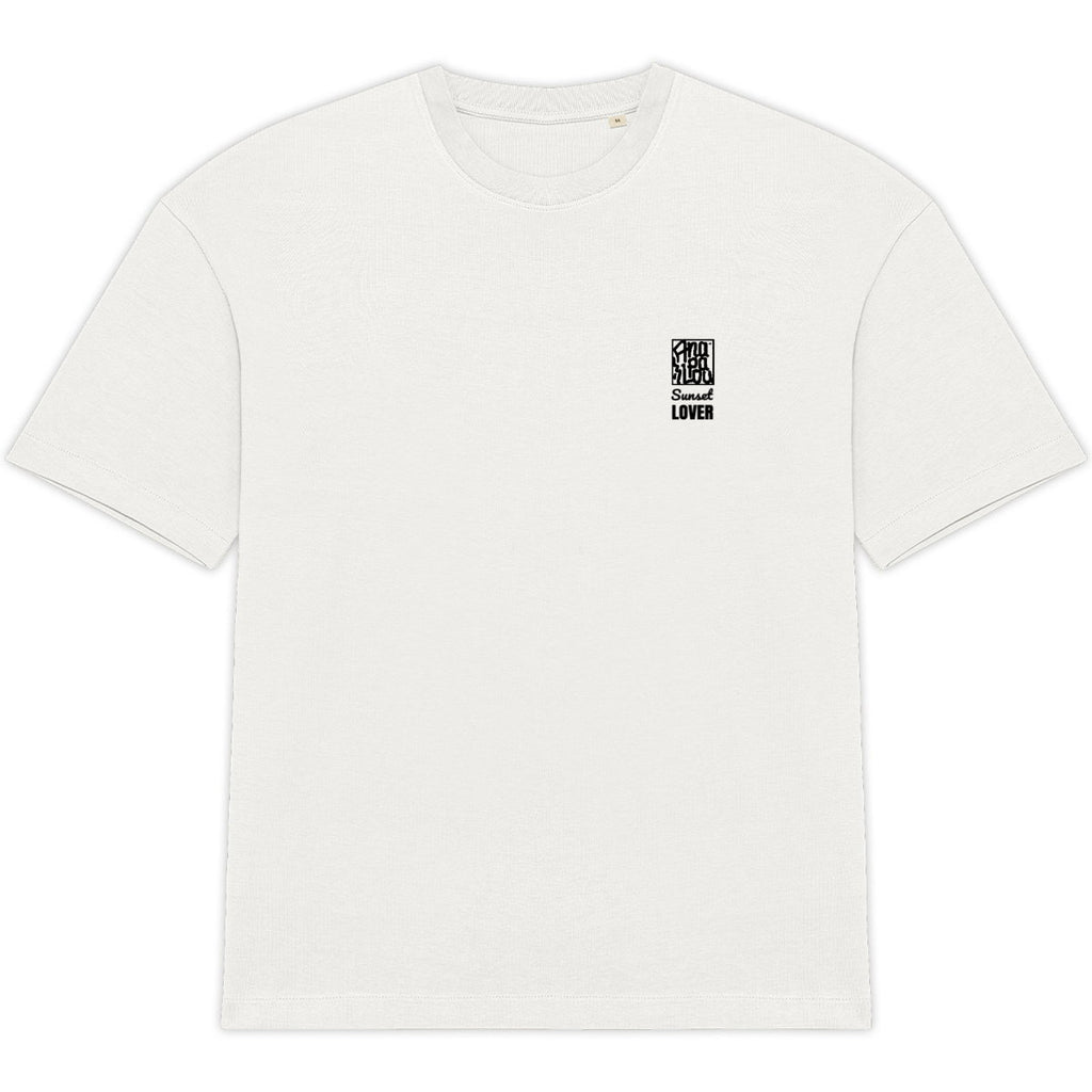 T-shirt Oversize Coton Bio GOTS - Sunset Lover - face_0