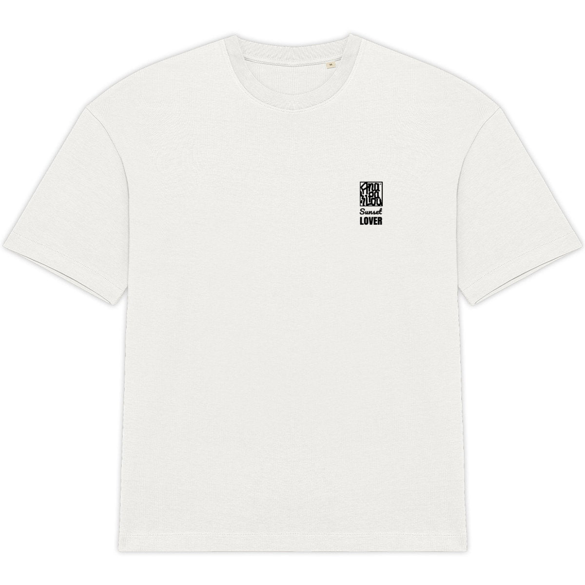 T-shirt Oversize Coton Bio GOTS - Sunset Lover - face_0