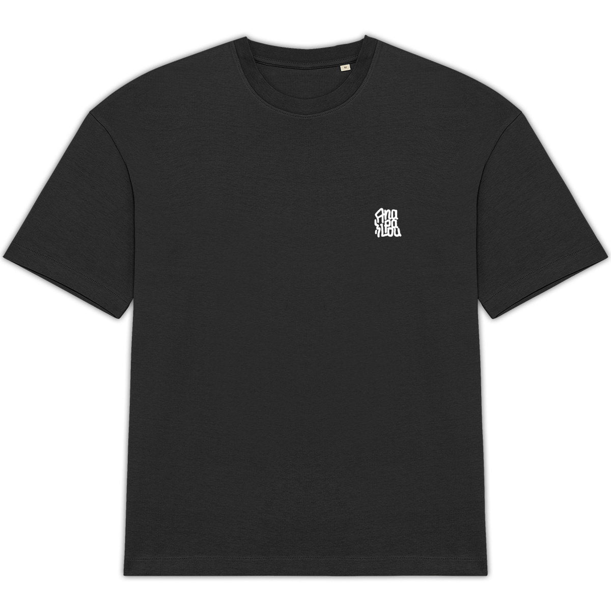 T-shirt Oversize noire - face_0