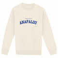 Sweat-shirt Heavyweight - Logo Collegiate Navy Blue - face_ivoire