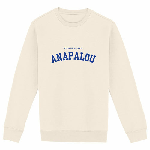 Sweat-shirt Heavyweight - Logo Collegiate Navy Blue - face_ivoire
