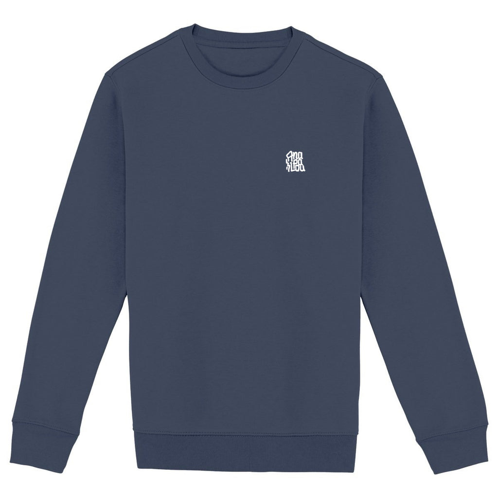 Sweat Heavyweight GOTS - Left Chest Logo - face_marine